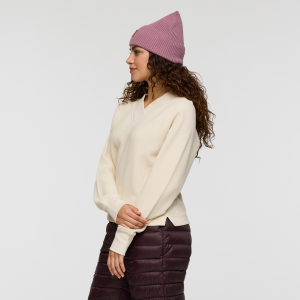 Atajo Long-Sleeve Waffle V-Neck – Women’s