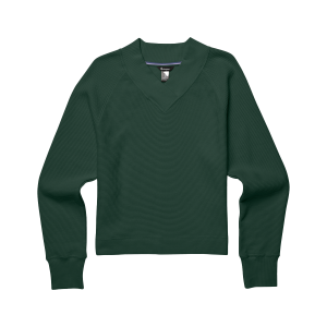 Atajo Long-Sleeve Waffle V-Neck – Women’s